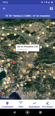 Property prices in France android App screenshot 6